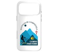 Carcasa para iPhone 17 Pro MAX Camino Finisterre Bicicleta Hombre Santiago de Compostela 2026