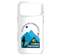 Carcasa para iPhone 17 Pro MAX Camino Portugués Mujer Caminando Camino Portugués Santiago 2025