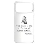 Carcasa para iPhone 17 Pro MAX Camisa de Aristóteles sobre la Felicidad Filosofía de Aristóteles