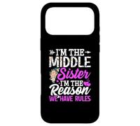 Carcasa para iPhone 17 Pro MAX Camisa Middle Sister I'm The Reason We Have Rules