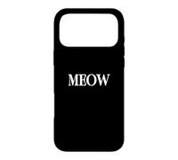 Carcasa para iPhone 17 Pro MAX Camisa That Says Meow: un diseño Que Dice Miau