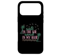 Carcasa para iPhone 17 Pro MAX Camiseta de Verano Salt in The Air Sand in My Hair Beach