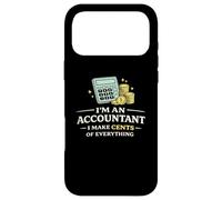 Carcasa para iPhone 17 Pro MAX Camiseta Divertida de Contador I Make Cents of Everything