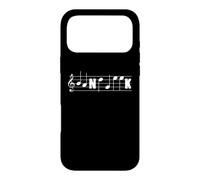 Carcasa para iPhone 17 Pro MAX Camiseta Funny Band Geek Marching Band Music Notes con Clave de bastón