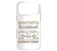 Carcasa para iPhone 17 Pro MAX Camiseta Gunsmithing We Do Precision Guess Work Cool Gunsmith