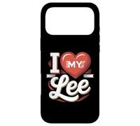 Carcasa para iPhone 17 Pro MAX Camiseta I Love My Lee Nombre Lee