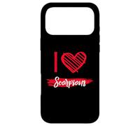 Carcasa para iPhone 17 Pro MAX Camiseta I Love Scorpions I Heart Scorpions