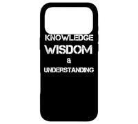 Carcasa para iPhone 17 Pro MAX Camiseta Knowledge Wisdom & Understanding NGE con un 5 por ciento