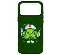 Carcasa para iPhone 17 Pro MAX Camiseta médica de trébol irlandés del día de San Patricio para Mujer