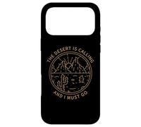 Carcasa para iPhone 17 Pro MAX Camiseta Minimalista de Aventura The Desert Is Calling and I Must Go