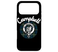 Carcasa para iPhone 17 Pro MAX Campbell Clan Escocés Nombre Escudo De Armas Tartán