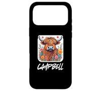 Carcasa para iPhone 17 Pro MAX Campbell Clan Highland Cow Fiesta de Apellido escocés