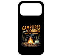 Carcasa para iPhone 17 Pro MAX Campfires and Coding That's My Therapy