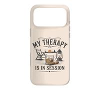 Carcasa para iPhone 17 Pro MAX Camping Whisky Cigar Humor Relajación al Aire Libre