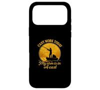 Carcasa para iPhone 17 Pro MAX Can’t Work Today My Arm Is In A Cast Funny Fishing