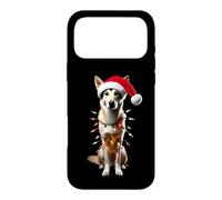 Carcasa para iPhone 17 Pro MAX Canaan - Gorro de Papá Noel con Luces de Navidad para mamá, papá, Amante