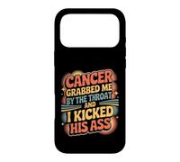 Carcasa para iPhone 17 Pro MAX Cancer Grabbed Me by The Throat and I Kicked His Ass -