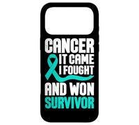 Carcasa para iPhone 17 Pro MAX Cáncer Llegó Luché Y Gané Sobreviviente