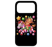 Carcasa para iPhone 17 Pro MAX Candy Land Ride con Gingerbread Girl and Stars