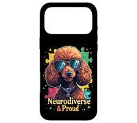 Carcasa para iPhone 17 Pro MAX Caniche de Neurodiversidad Mes de la concienciación sobre el Autismo