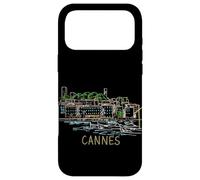 Carcasa para iPhone 17 Pro MAX Cannes Francia Viaje Souvenir Historic City Monumento Regalo
