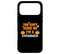 Carcasa para iPhone 17 Pro MAX Can't Scare Me I'm a Swimmer Halloween Scary Swim Team