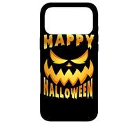 Carcasa para iPhone 17 Pro MAX Cara de Calabaza terrorífica para Halloween.