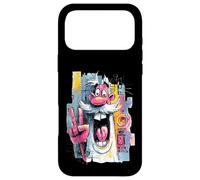 Carcasa para iPhone 17 Pro MAX Cara gráfica Divertida de Carpintero con Graffiti Pop