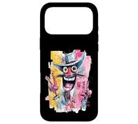 Carcasa para iPhone 17 Pro MAX Cara Loca Doble Paz Graffiti Retrato Pop Arte Gráfico