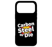 Carcasa para iPhone 17 Pro MAX Carbon Steel or Die Funny Pan Wok Cooking Chef