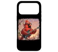 Carcasa para iPhone 17 Pro MAX Cardenal Norteño Guitarra Aves Biólogo Ornitólogo Pájaro