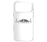 Carcasa para iPhone 17 Pro MAX Cardiogram Skyline Portugal-Lisboa-Lisbon