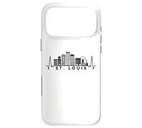 Carcasa para iPhone 17 Pro MAX Cardiogram Skyline USA St. Louis