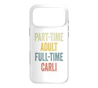 Carcasa para iPhone 17 Pro MAX Carli Personalized Retro Girls Part-Time Carli Name