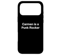 Carcasa para iPhone 17 Pro MAX Carmen es una Punk Rocker