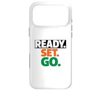 Carcasa para iPhone 17 Pro MAX Carrera Ready Go Marathon Go Time Get Moving Sprinter de 10 km y 5 km