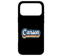 Carcasa para iPhone 17 Pro MAX Carson Nombre Niño Estilo Vintage 70s 80s Personalizado