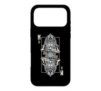 Carcasa para iPhone 17 Pro MAX Carta de Tarot astrológico con Calavera de Zombi Egipcio Malvado del Rey faraón