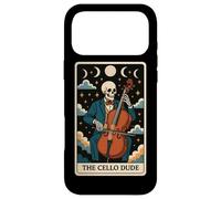 Carcasa para iPhone 17 Pro MAX Carta de Tarot con Forma de Esqueleto para violonchelistas The Cello Dude, Luna Bruja