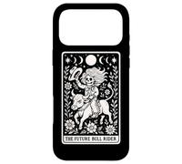 Carcasa para iPhone 17 Pro MAX Carta de Tarot The Future Bull Rider Bull Rider Bull Riding Cowboy Skeleton