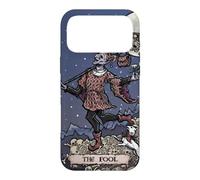 Carcasa para iPhone 17 Pro MAX Carta del Tarot The Fool, Halloween Court Jester, Spooky Gothic