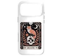 Carcasa para iPhone 17 Pro MAX Carta del Tarot Zorro Muerte Bosque Brujo Luna Cráneo Oculto Naturaleza