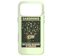 Carcasa para iPhone 17 Pro MAX Cartel Vintage Gardening Because Murder is Wrong
