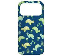 Carcasa para iPhone 17 Pro MAX Cartoon Kawaii Womens Girls Kids Sea Turtle Lover Pattern