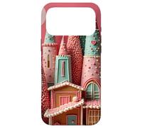 Carcasa para iPhone 17 Pro MAX Casas de Pan de Jengibre Kitsch Aldea de Navidad germánica