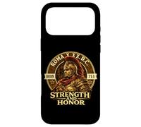 Carcasa para iPhone 17 Pro MAX Casco Centurión Romano Fuerza Honor Antigua Roma 753 a.C.