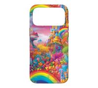 Carcasa para iPhone 17 Pro MAX Castillo Rainbow Fairytale Magical Princess Design