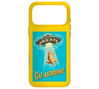 Carcasa para iPhone 17 Pro MAX Cat-astrophe! - Póster de la película Vintage Retro de platillo Volador OVNI