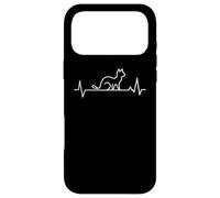 Carcasa para iPhone 17 Pro MAX Cat Heartbeat Purrfect Love