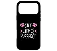 Carcasa para iPhone 17 Pro MAX Cat Life Amantes de los Gatos